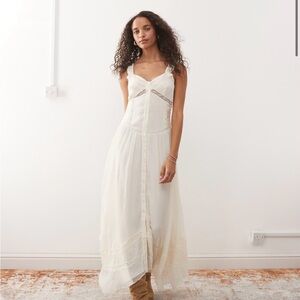 Boho Vintage Cream Dress